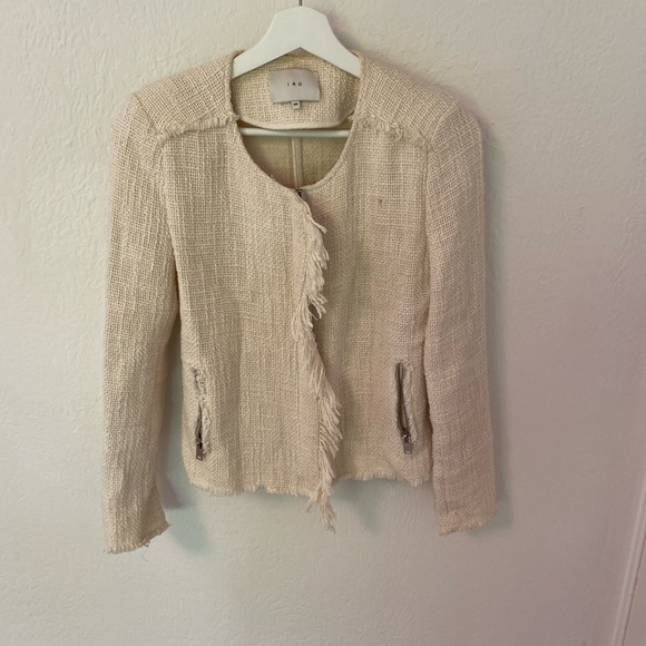 Iro beige tweed jacket - Picture 4 of 8